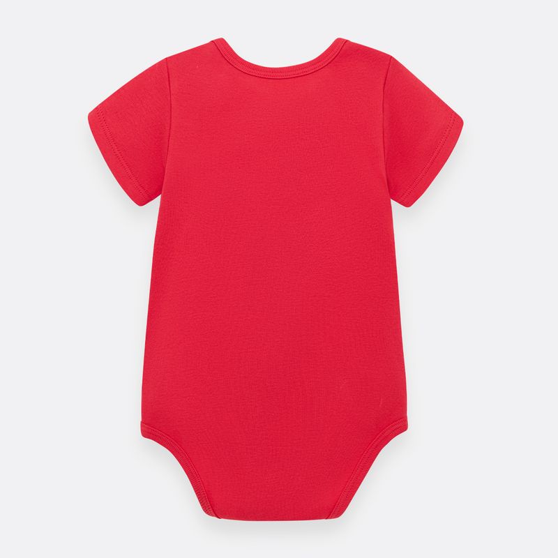 Body-rojo-navideño-para-bebe-unisex-manga-corta