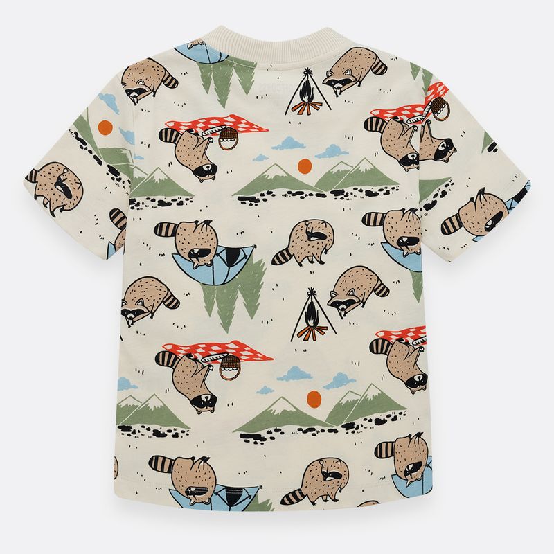 Camiseta-para-niño-manga-corta-con-tela-estampada