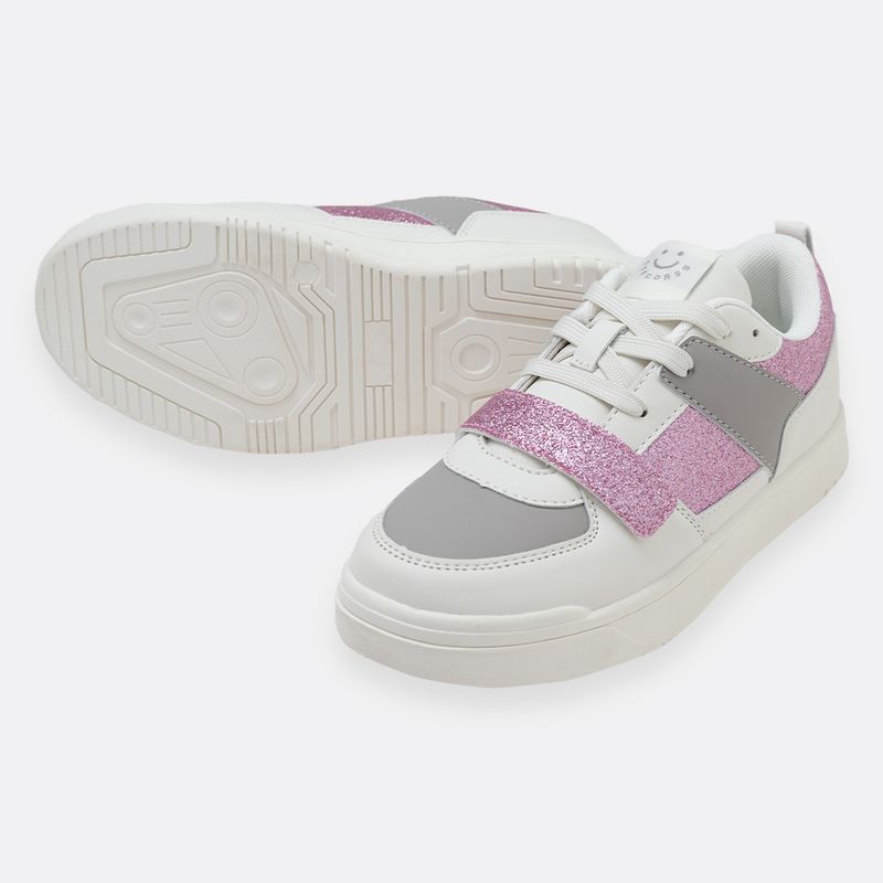 Tenis-casuales-para-niña-en-material-sintetico-con-glitter