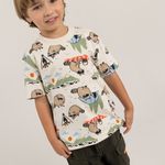 Camiseta-para-niño-manga-corta-con-tela-estampada