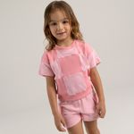 Conjunto-para-niña-de-camiseta---short