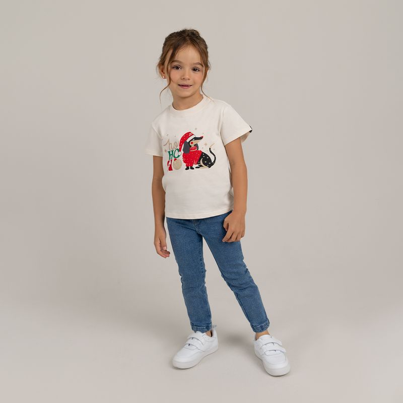 Camiseta-navideña-para-niña-manga-corta