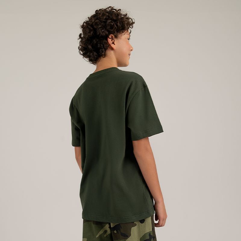 Camiseta-verde-para-niño-manga-corta