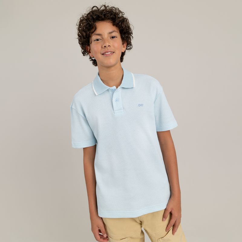 Camiseta-polo-para-niño-manga-corta