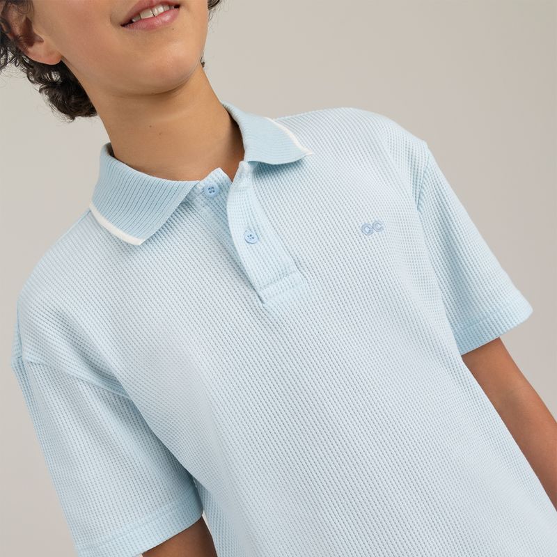 Camiseta-polo-para-niño-manga-corta