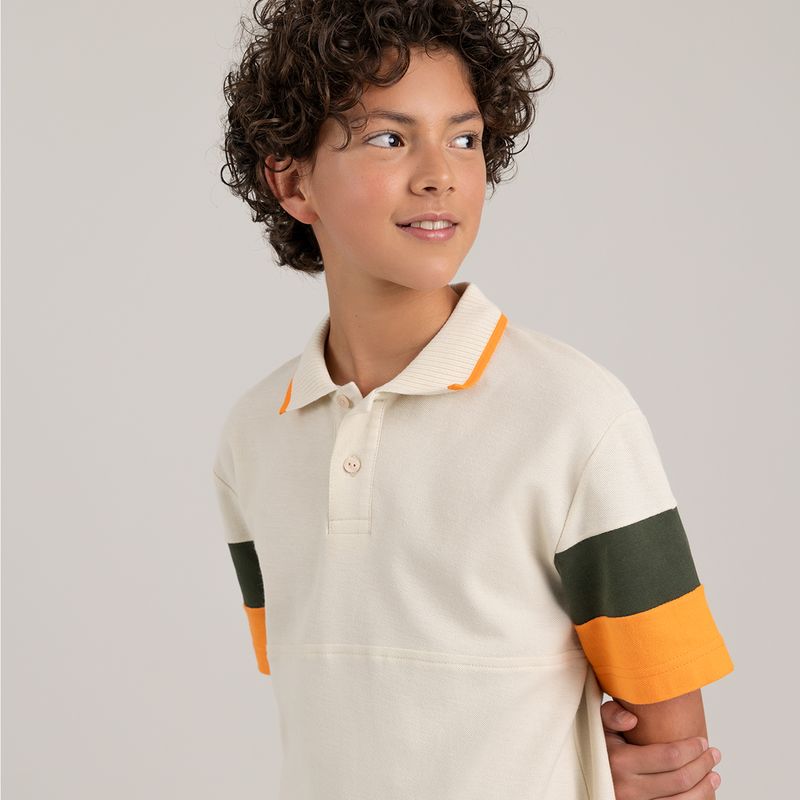 Camiseta-polo-para-niño-manga-corta