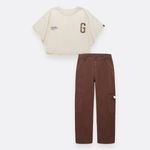 Conjunto-para-niña-de-camiseta-manga-corta---pantalon