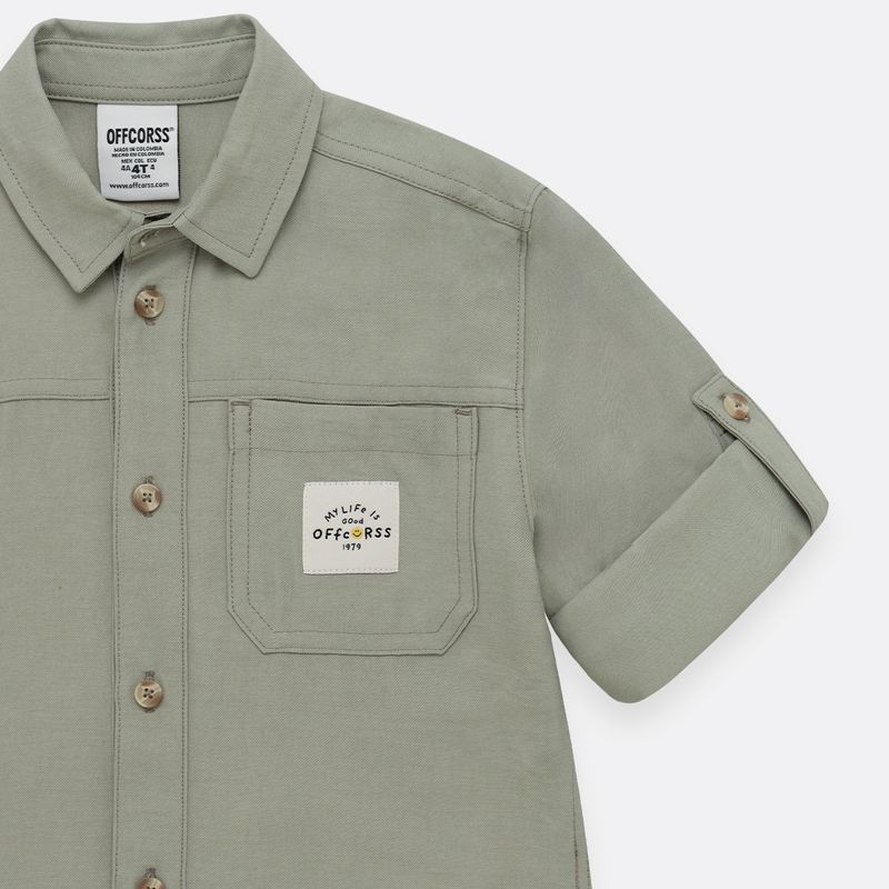 -Camisa-verde-para-niño-manga-larga-