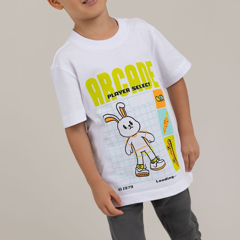 -Camiseta-blanca-para-niño-con-estampado-divertido-