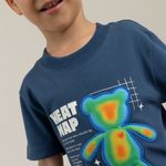 -Camiseta-para-niño-manga-corta-con-estampado-en-relieve-