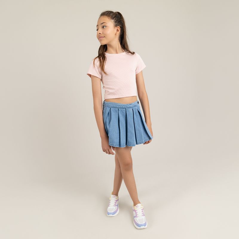Camiseta-crop-top-para-niña-manga-corta