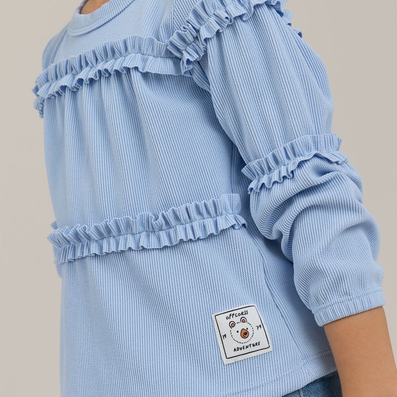 Camiseta-para-niña-manga-larga-con-detalles-recogidos