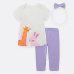 Conjunto-para-bebe-de-nina-de-camiseta-y-leggings-y-balaca