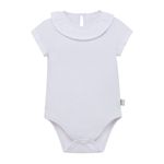 Body-manga-corta-para-recien-nacida-niña-Ropa-recien-nacido-nina-Blanco