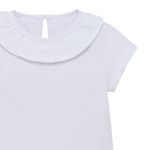 Body-manga-corta-para-recien-nacida-niña-Ropa-recien-nacido-nina-Blanco
