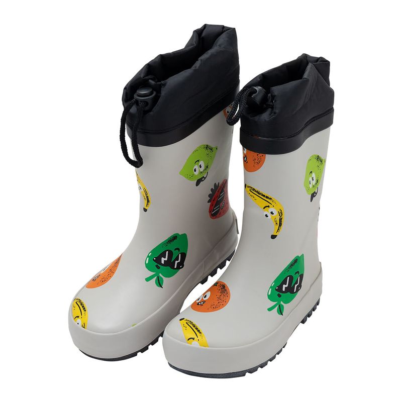 Botas-plasticas-con-cordon-ajustable-para-bebe-niño-Ropa-bebe-nino-Negro