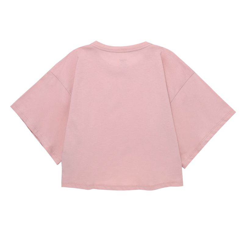 Camiseta-manga-corta-para-niñas-Ropa-nina-Rosado