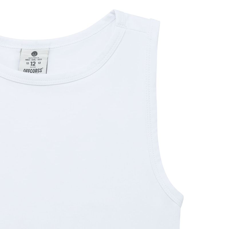 Camiseta-manga-sisa-para-niña-Ropa-nina-Blanco