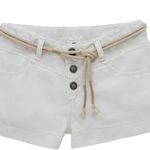 Short-con-correa-de-cordon-Ropa-nina-Amarillo