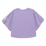 Camiseta-manga-corta-para-niña-Ropa-nina-Morado