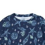 Camiseta-manga-corta-para-niña-Ropa-nina-Azul