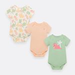 Set-x3-bodies-para-recien-nacida-niña-manga-corta--