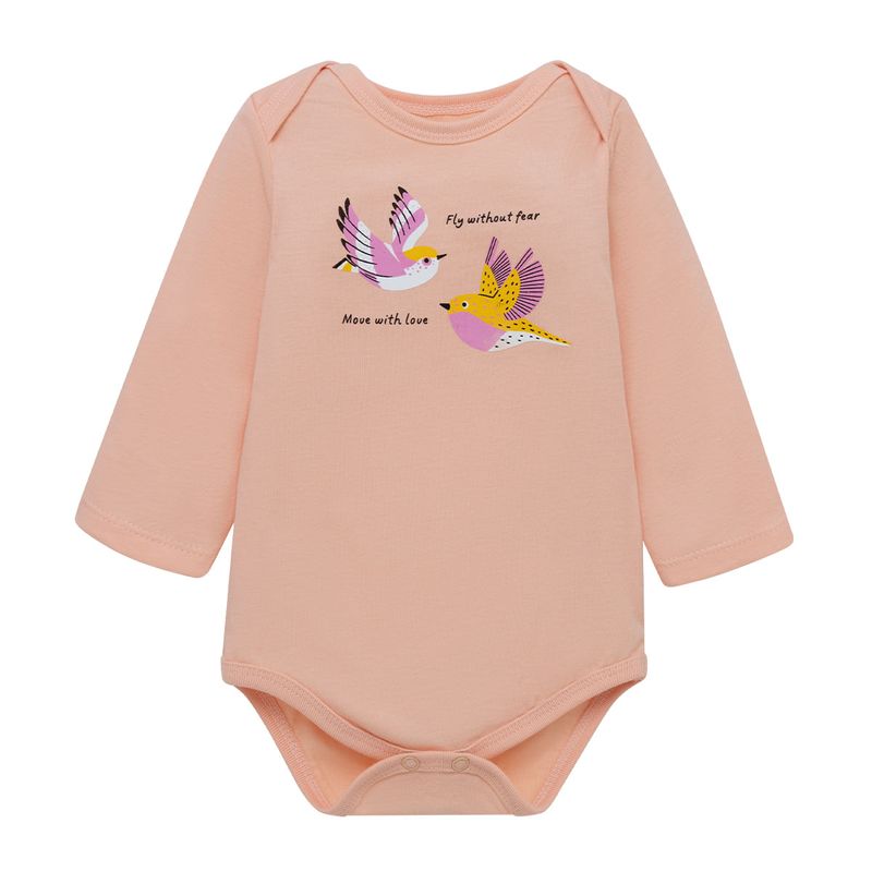 Set-x3-body-para-recien-nacida-niña-Ropa-recien-nacido-nina-Naranja
