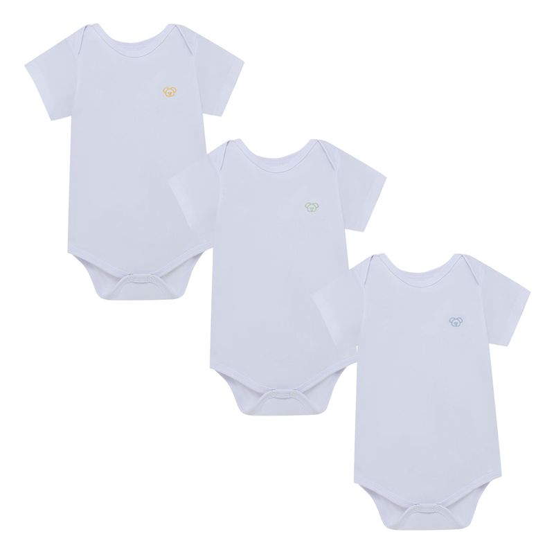 Set-x-3-body-manga-corta-para-recien-nacidos-Recien-nacido-Unisex-Amarillo