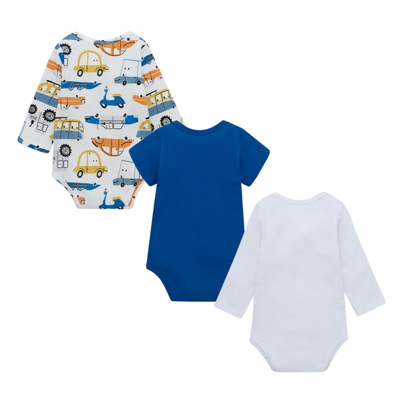Set-x3-body-para-recien-nacido-niño-Ropa-recien-nacido-nino-Azul