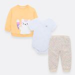 Conjunto-para-recien-nacida-niña-de-buzo---body---sudadera