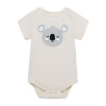 Body-manga-corta-para-recien-nacidos-unisex-Ropa-recien-nacido-nino-Cafe