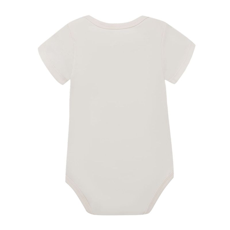 Body-manga-corta-para-recien-nacidos-unisex-Ropa-recien-nacido-nino-Cafe