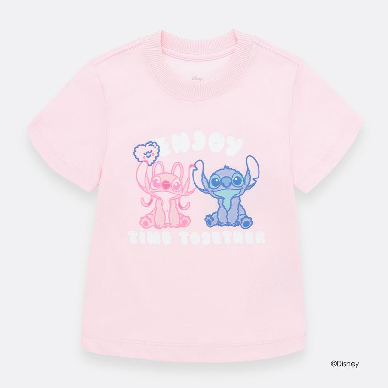 Camiseta-de-Stitch-manga-corta-para-nina