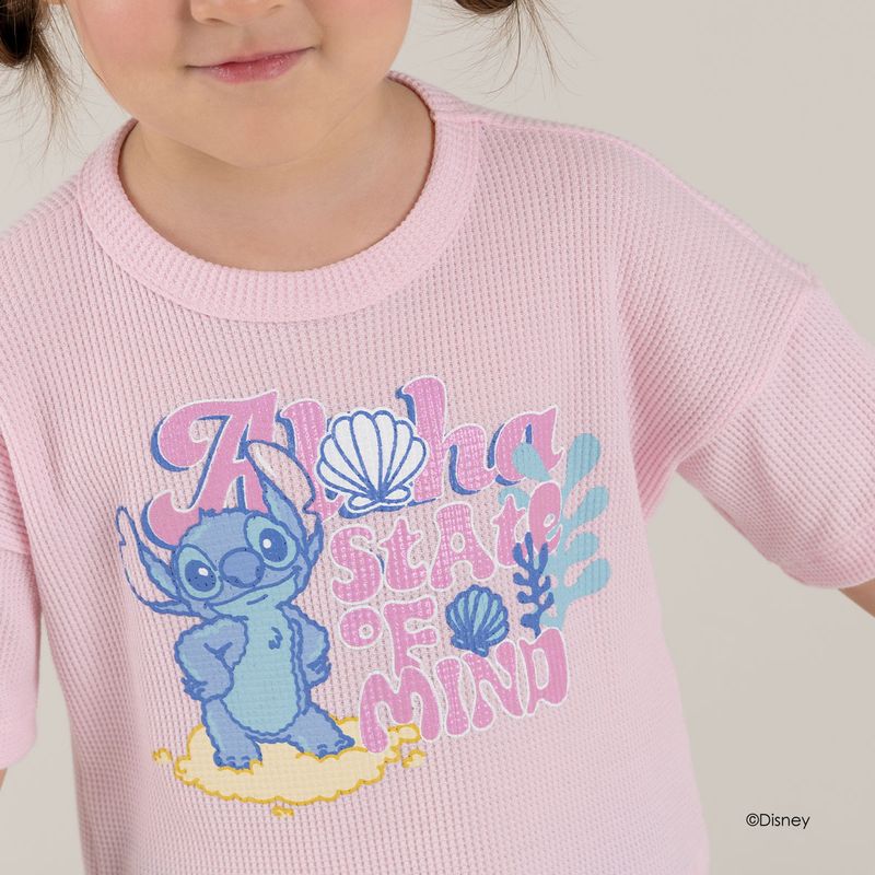 Camiseta-de-Stitch-manga-corta-para-nina
