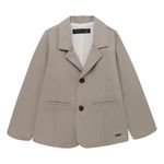 Chaqueta-blazer-con-bolsillos-para-niño-Ropa-nino-Gris