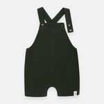 Conjunto-para-bebe-nino-de-body-con-overoll-corto-Verde