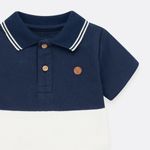 Conjunto-para-bebe-nino-de-camiseta-tipo-polo-y-bermuda-Azul