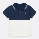 Conjunto-para-bebe-nino-de-camiseta-tipo-polo-y-bermuda-Azul