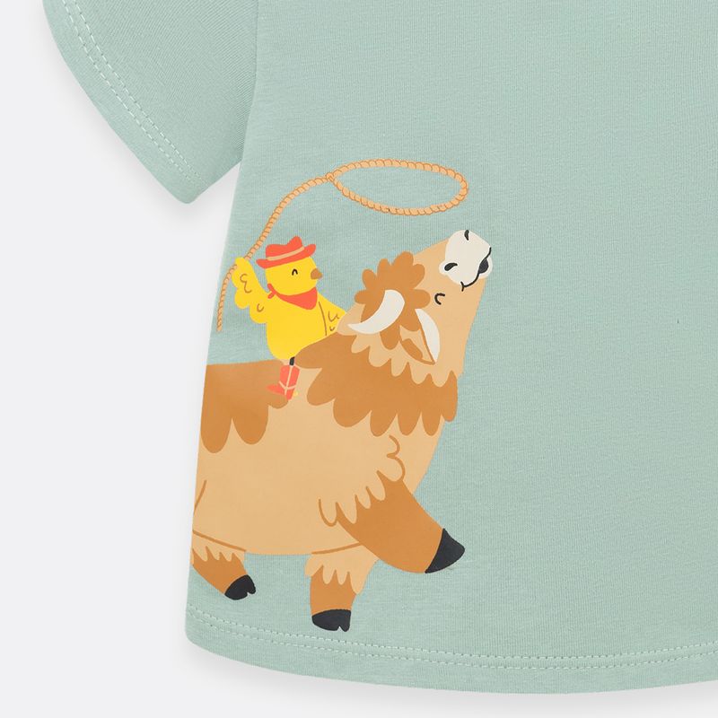 Conjunto-para-bebe-nino-de-camiseta-y-sudadera-Verde