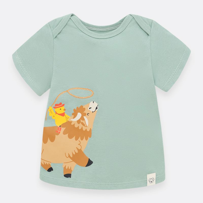 Conjunto-para-bebe-nino-de-camiseta-y-sudadera-Verde