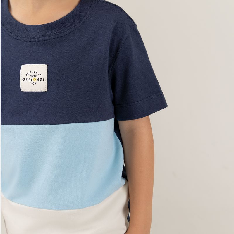 Conjunto-para-nino-de-camiseta-y-bermuda-Azul