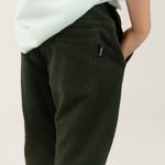 Sudadera-para-nino-con-cordon-en-cintura-para-ajustar-Verde