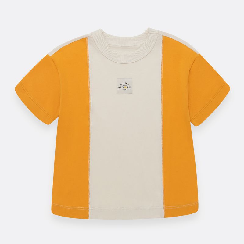 Camiseta-oversize-para-nino-manga-corta-Amarillo