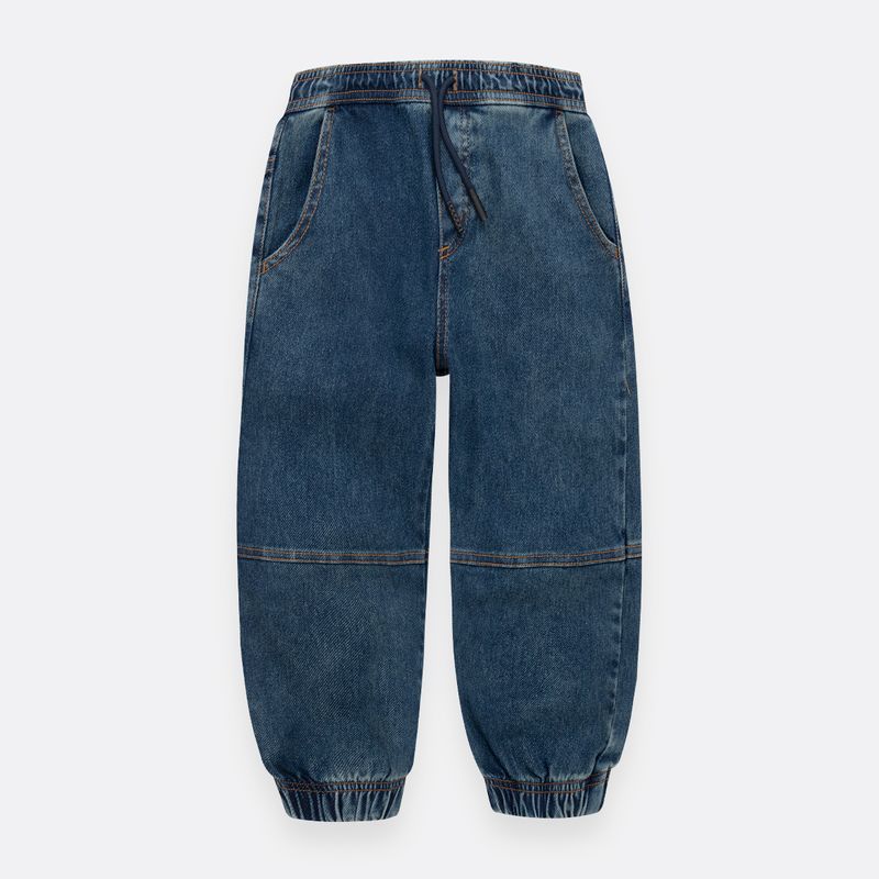Denim-silueta-jogger-para-nino--Indigo-Oscuro