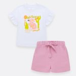 Conjunto-para-nina-de-camiseta-con-boleros-y-short-Rosado