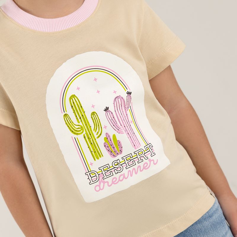 Camiseta-para-nina-manga-corta-Beige