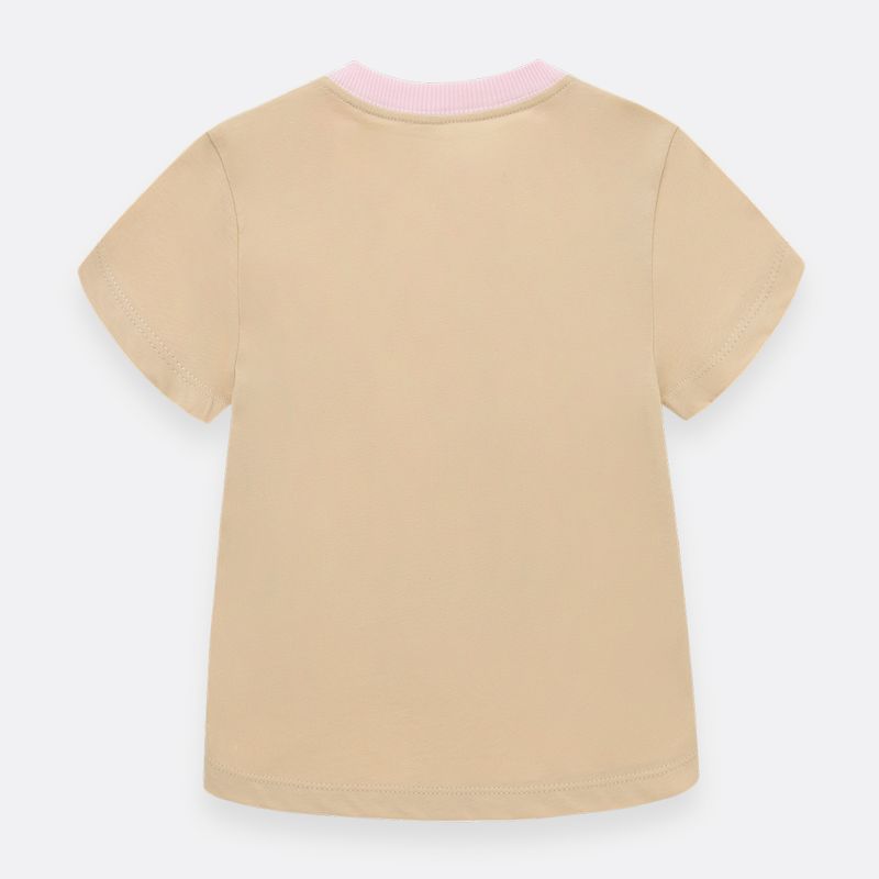 Camiseta-para-nina-manga-corta-Beige