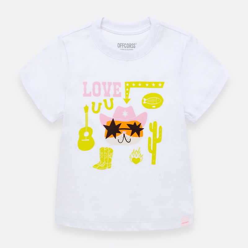 Camiseta-para-nina-con-grafico-en-el-frente-Violeta