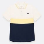 Camiseta-tipo-polo-para-nino-manga-corta-Amarillo