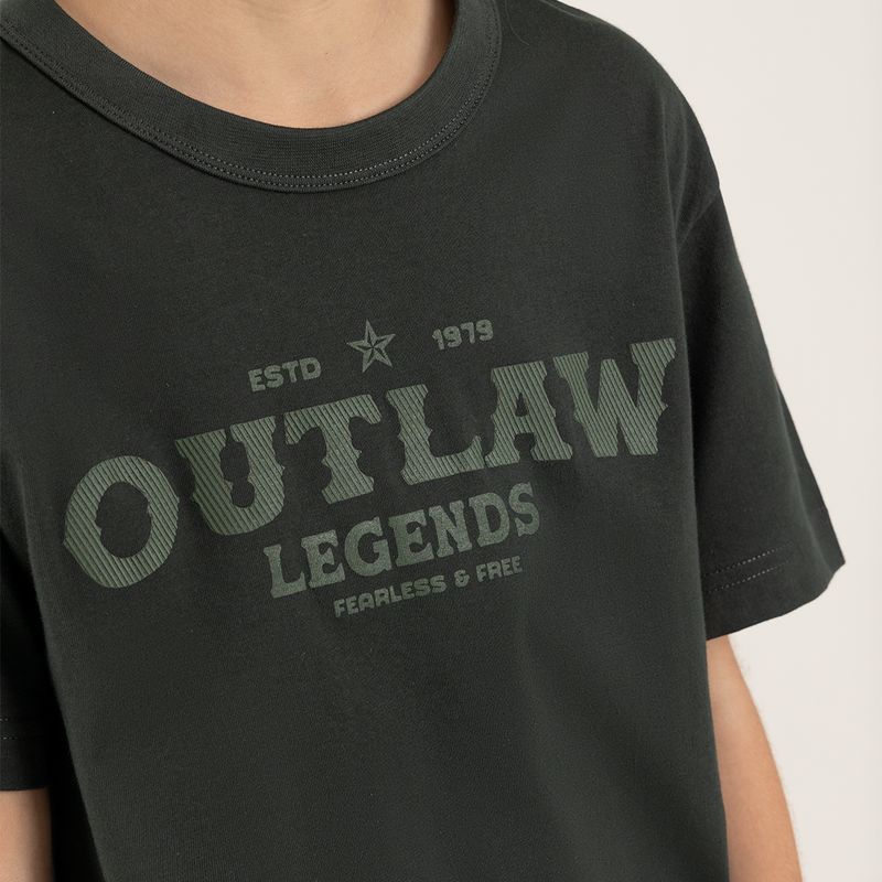 Camiseta-verde-para-nino-con-estampado-en-el-frente-Verde